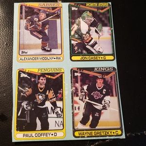 1990 NHL TOPPS LIMTED EDITION STAR HOCKEY CARDS